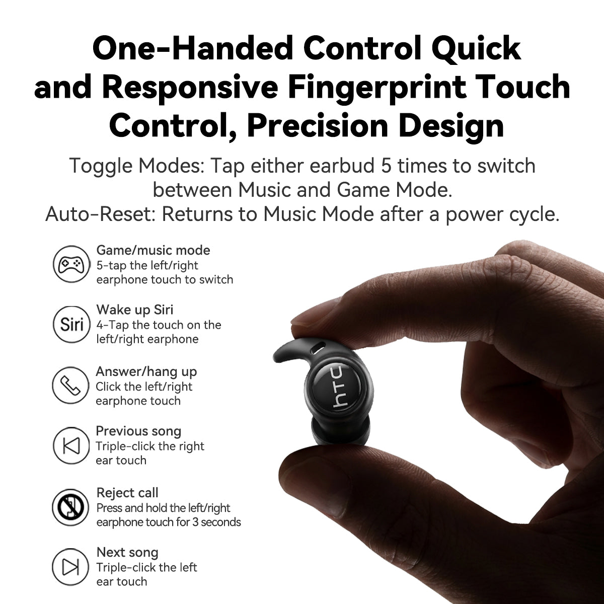 HTC NE76 Wireless Sleep Earbuds