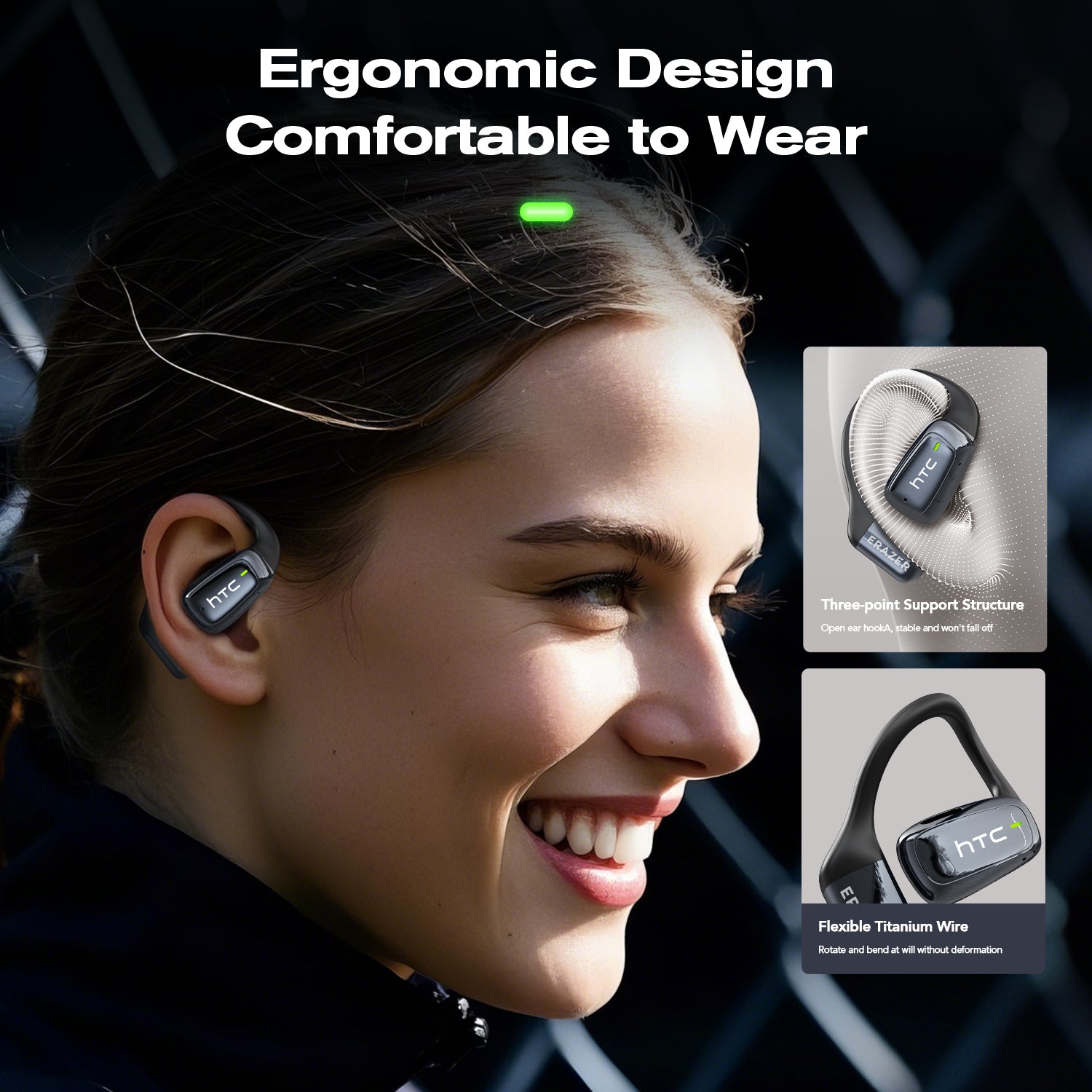 HTC NE20 + HTC NE25 AI Translation Earbud Set