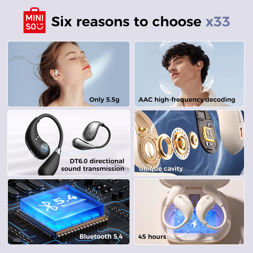 MINISO X33 AI Translation Earbuds