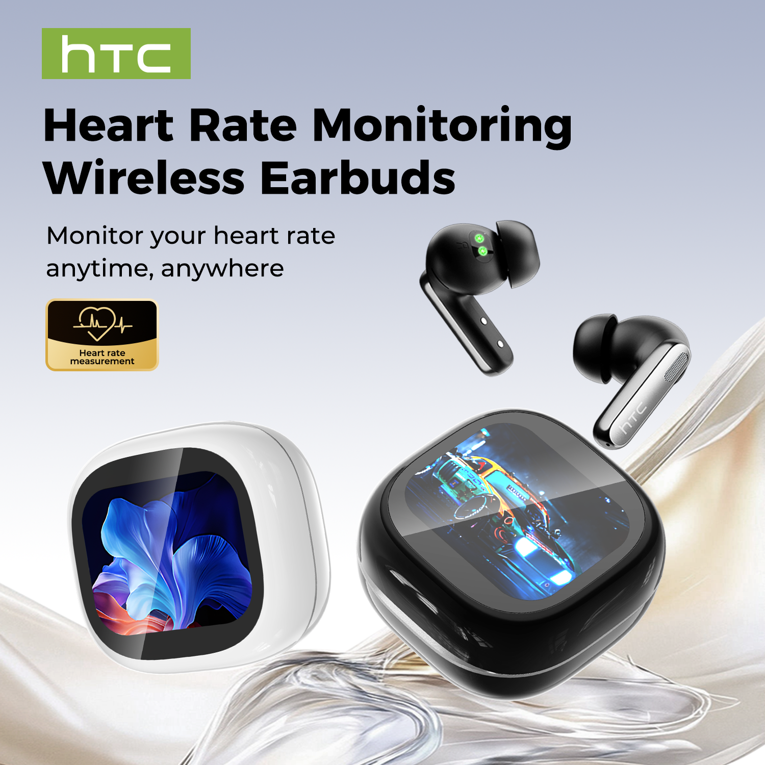 HTC NE46 + HTC NE48 AI Translation Earbud Set