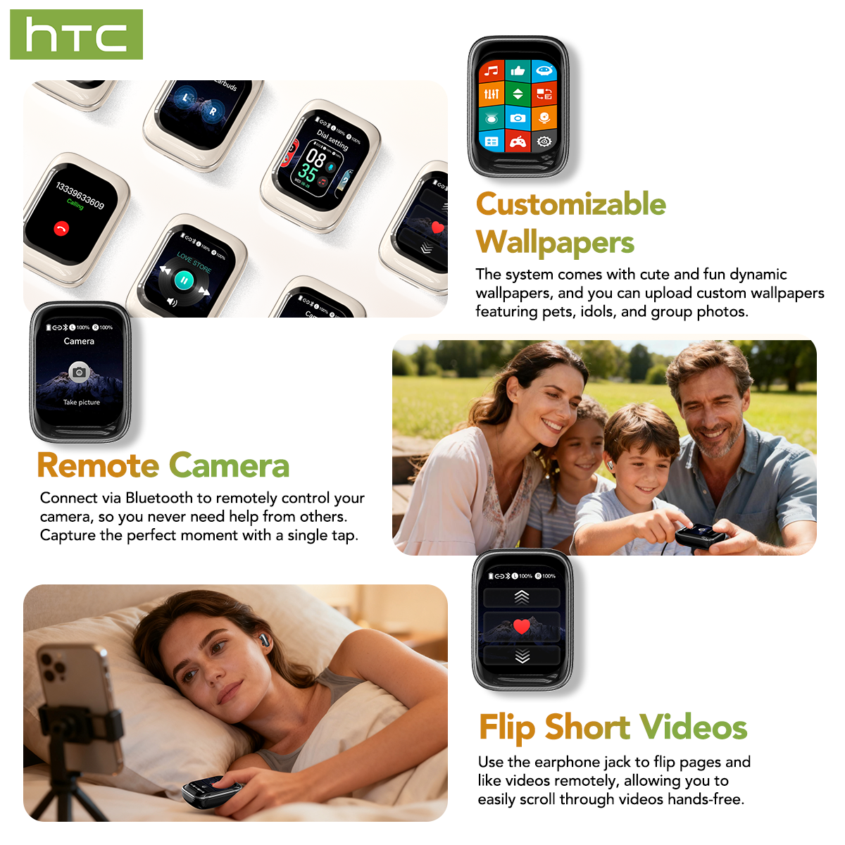 HTC NE48 +HTC NE20 AI Translation Earbud Set