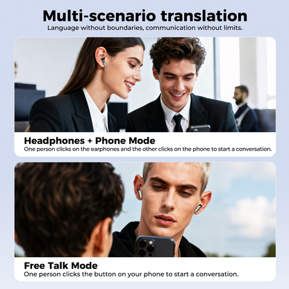 HTC NE46 + HTC NE48 AI Translation Earbud Set