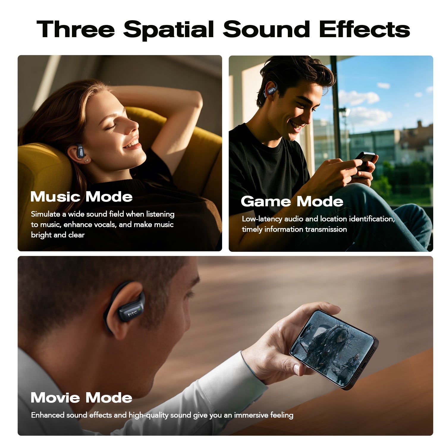 HTC NE11 + HTC NE25 AI Translation Earbud Set