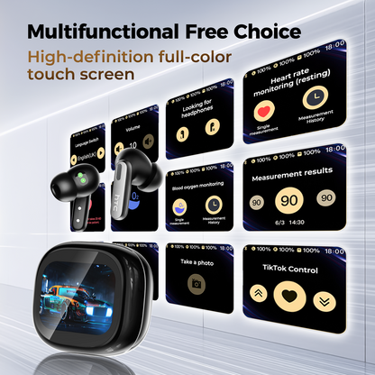 HTC NE46 + HTC NE48 AI Translation Earbud Set