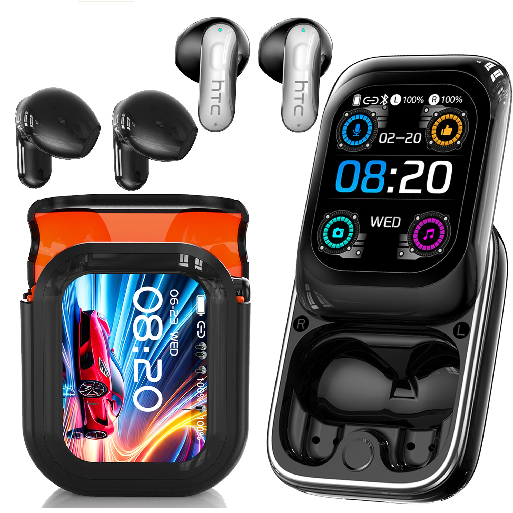HTC NE48 +HTC NE20 AI Translation Earbud Set
