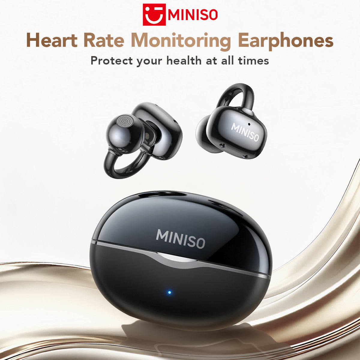MINISO MS503 Heart Rate Bluetooth Headphones