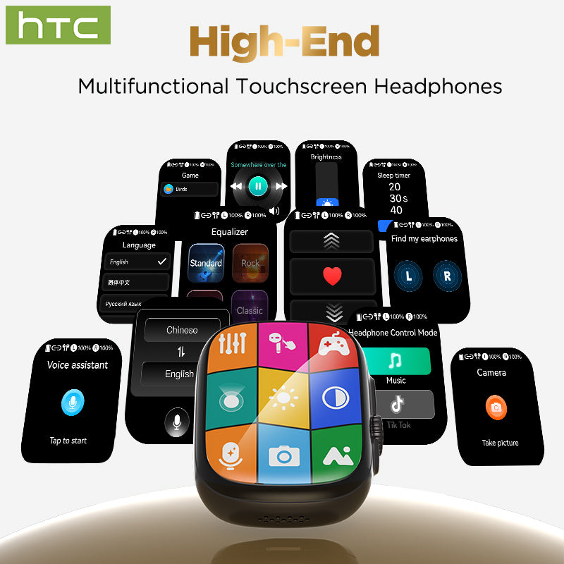HTC NE72 Bluetooth 6.0 Wireless Earbuds with LED Display