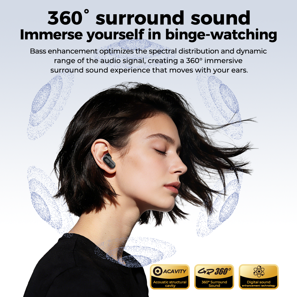 MINISO MS126 Bluetooth 6.0 Wireless Earbuds With LED Display