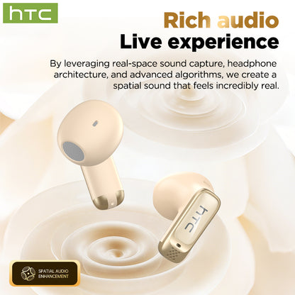 HTC NE72 Bluetooth 6.0 Wireless Earbuds with LED Display