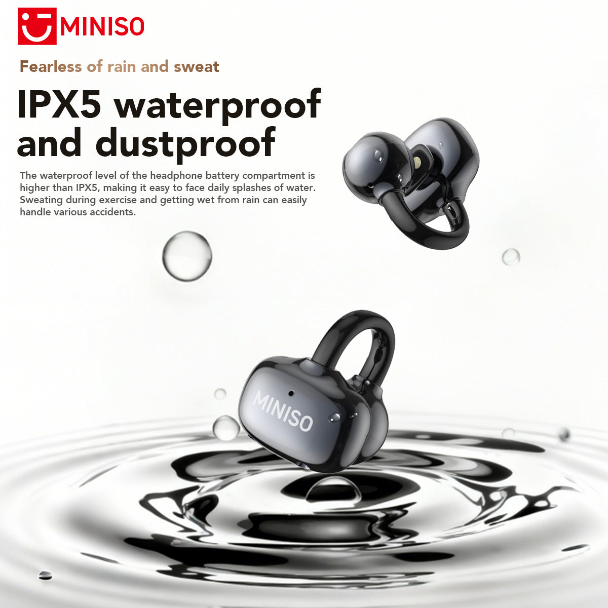 MINISO MS503 Heart Rate Bluetooth Headphones