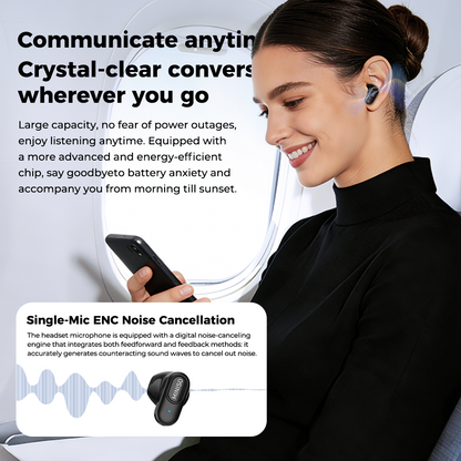 MINISO MS126 Bluetooth 6.0 Wireless Earbuds With LED Display