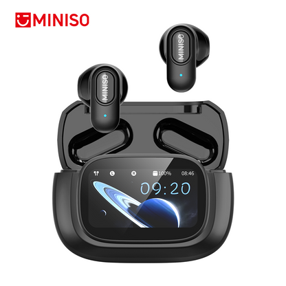 MINISO MS126 Bluetooth 6.0 Wireless Earbuds With LED Display