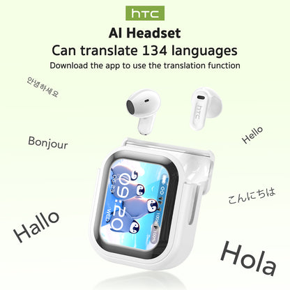 HTC NE20 + HTC NE25 AI Translation Earbud Set