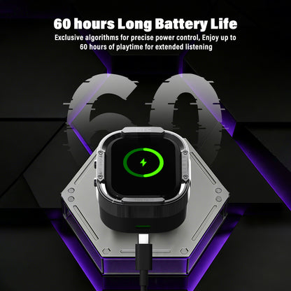 HTC NE70 Wireless Earphones with 60 Hours Long Battery Life, exclusive power control for long extended playtime