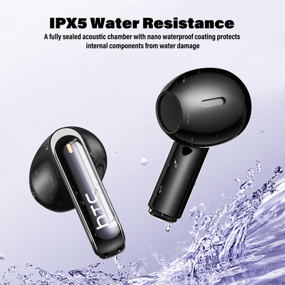 HTC NE70 Wireless Earphones with IPX5 Water Resistance, nano waterproof coating and fully sealed acoustic chamber