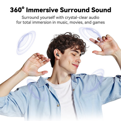 HTC NE76 wireless sleep earbuds featuring immersive surround sound and high-quality audio for entertainment and relaxation